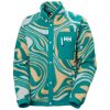 Helly Hansen - Női Polár Pulóver Imperial Printed Pile Snap