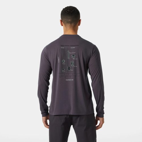 Helly Hansen - Skog Graphic férfi hosszú újjú póló 